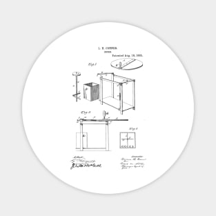 Churn Vintage Patent Hand Drawing Magnet